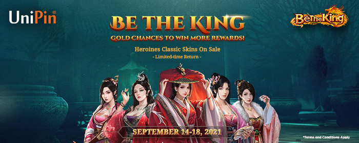 Be the King-Gold Chances Event to Win More Rewards! (MY)